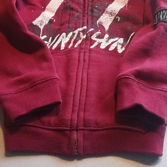 Boys Zip Hoodie Sweatshirt 77kids by American Eagle Size 5 #eshopchicago Kids - Picture 5 of 8